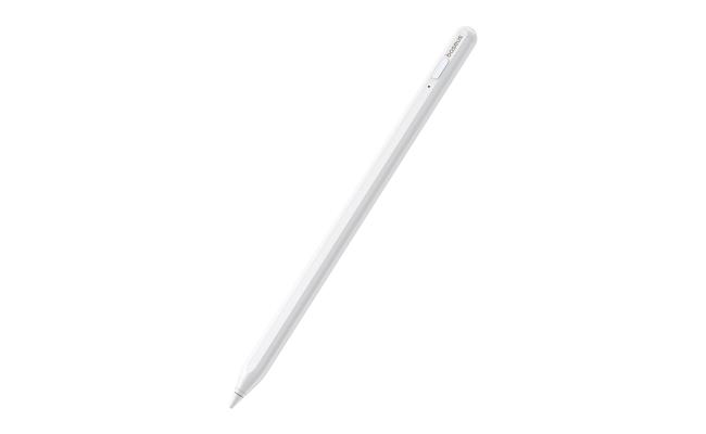 Baseus Smooth Writing 2 Series Stylus Lite with LED Indicators, (Active version with type-C cable and active pen tip) - White